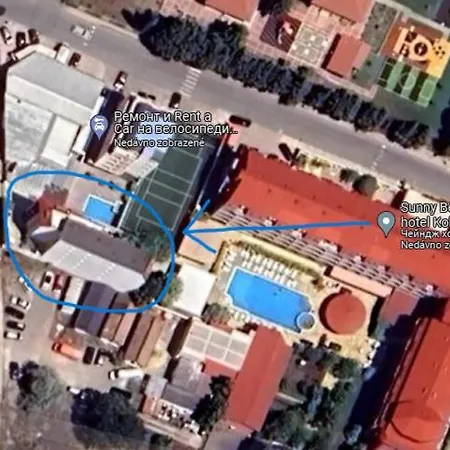 Апартаменты Pro 2 - 4 Osoby - Bila Budova V Arealu Kokiche Sunny Beach, Nesebar, Bulharsko